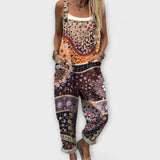 Sahari - Latzhose mit Paisley-Print