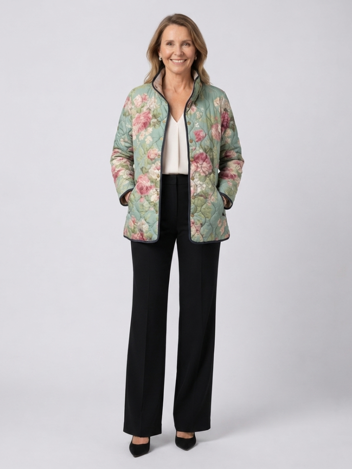 Emilia | Steppjacke Alte Rosen Hell