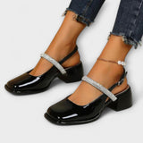 Klara - Mary Janes mit Glitzer-Riemen