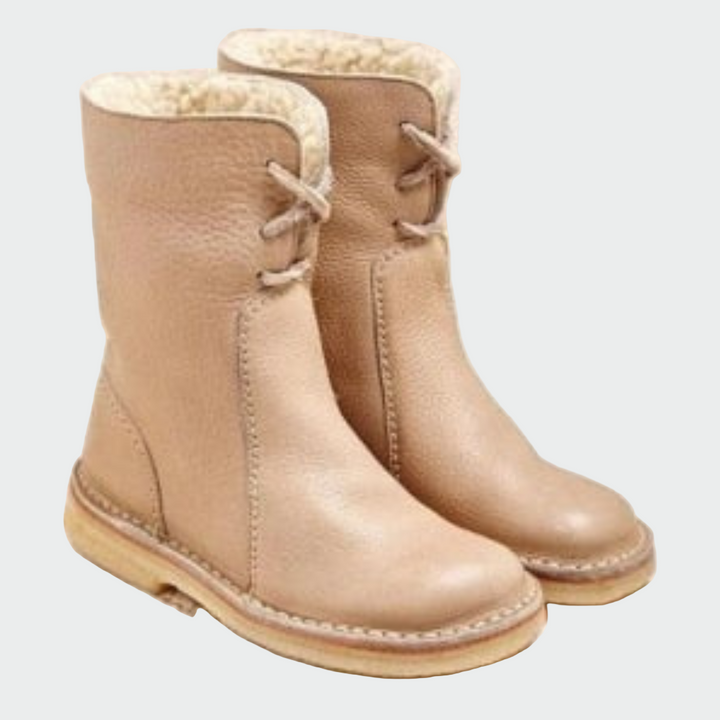 Valerie - Wasserdichte Lederstiefel mit Wollfutter