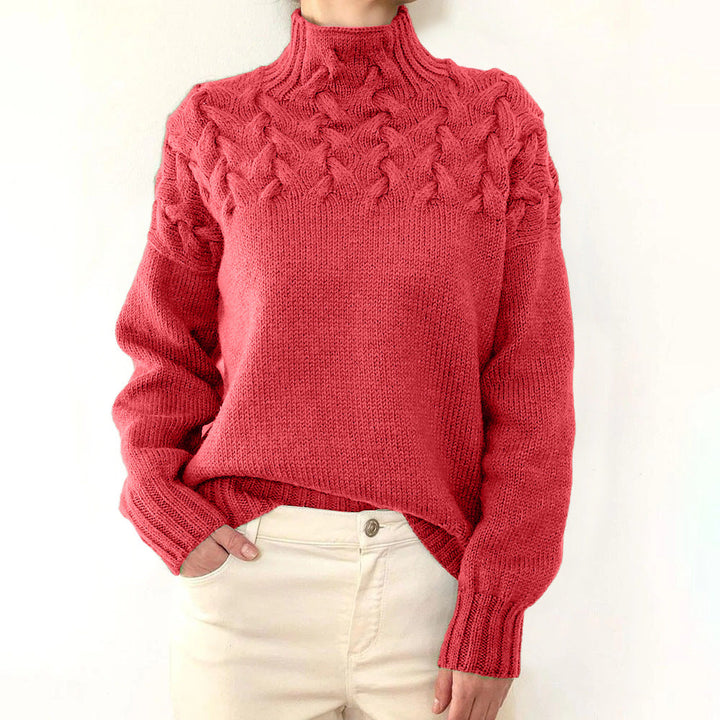 Elena | Pull à col montant