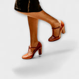 Liesel - Braune Schnür-Pumps
