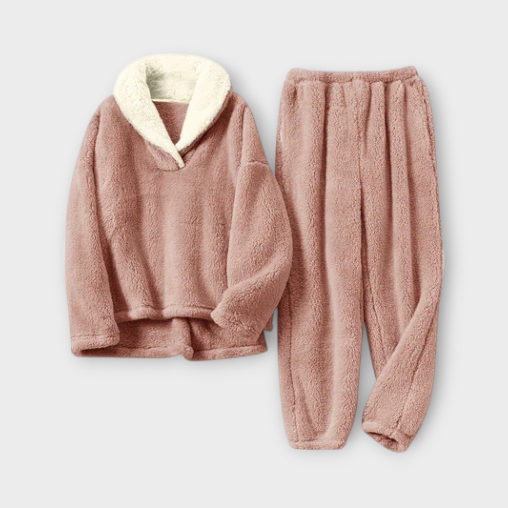 Stella - Graues kuscheliges Flanell-Set