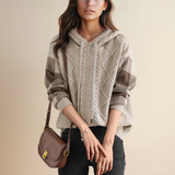 Emily | Geflochtene Kapuzenpullover