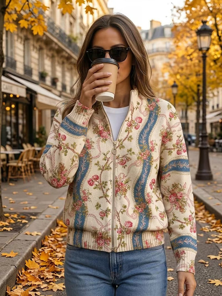 Eulalia - Kletterrose Ribbon Cardigan