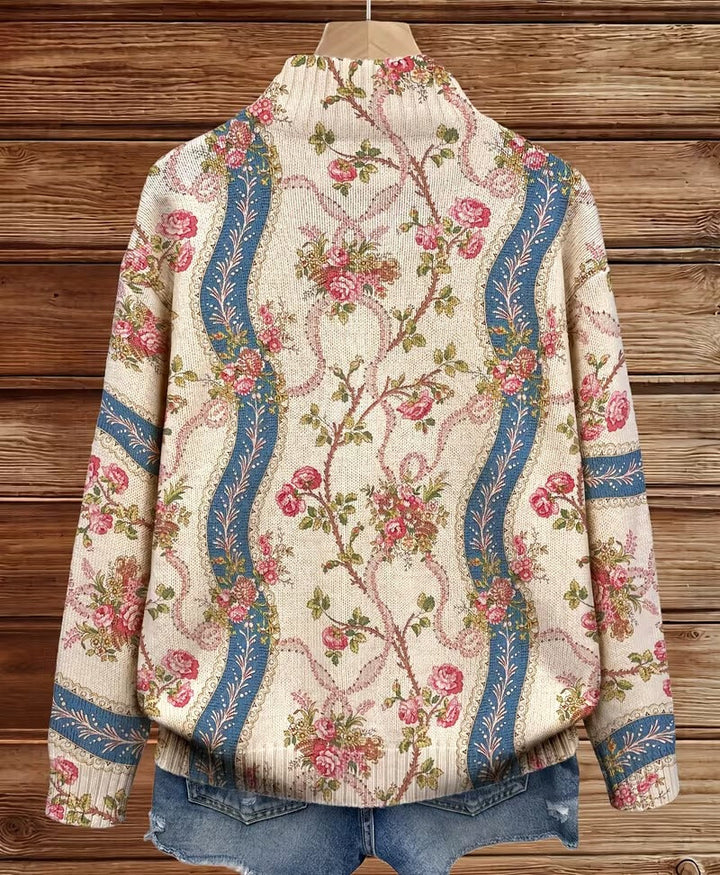 Eulalia - Kletterrose Ribbon Cardigan