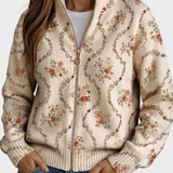 Persephone - Zartes florales Rankenmuster auf Creme