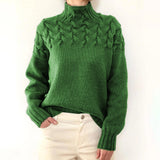 Elena | Pullover mit hohem Kragen