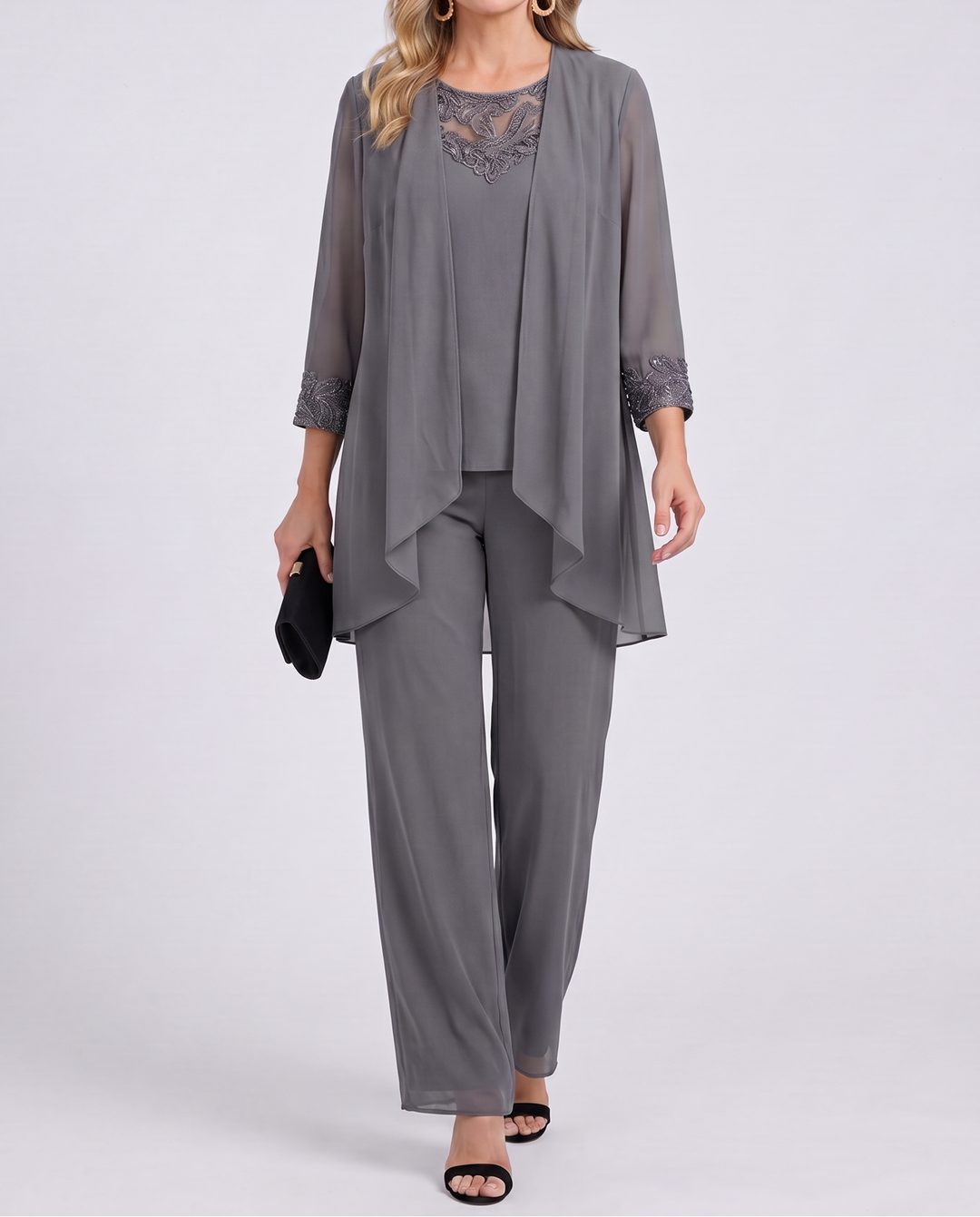 Elodie™ | Ensemble veste fluide & pantalon large
