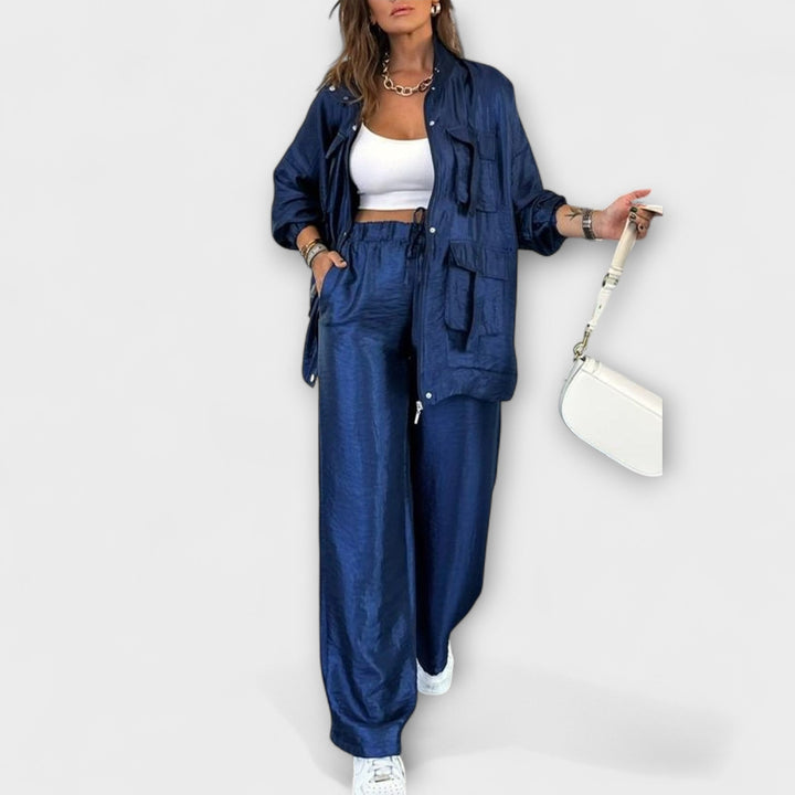 Mira - Set coordinato blu scuro