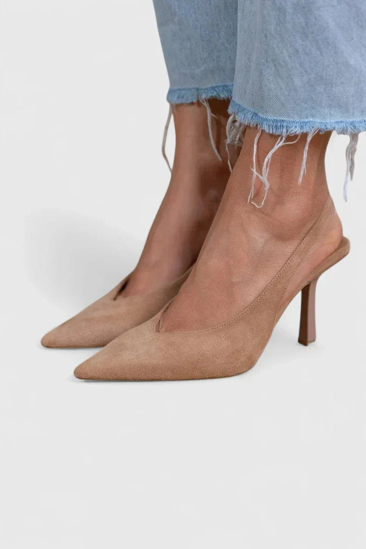 Adelinde - Escarpins pointus transparents