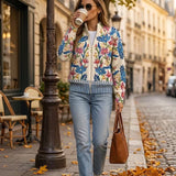 Tabitha - Botanischer Garten Floral Zip Cardigan