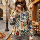 Tabitha - Botanischer Garten Floral Zip Cardigan