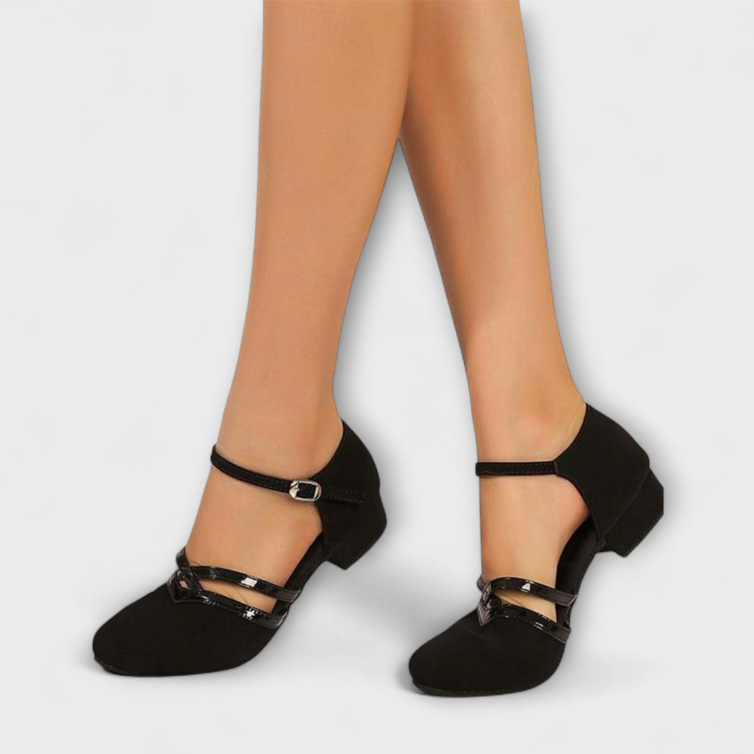 Walburga - Scarpe da ballo in pelle scamosciata